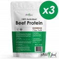 Atletic Food Говяжий протеин 100% Hydrolized Beef Protein (шоколад) - 3000 г (3х1000 г)